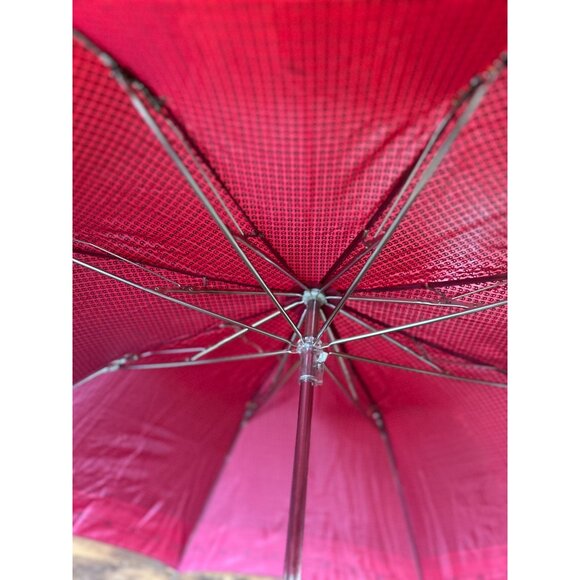 Vintage Etienne Aigner Plum Umbrella W/ Convertible Cover Bag - Picture 13 of 15